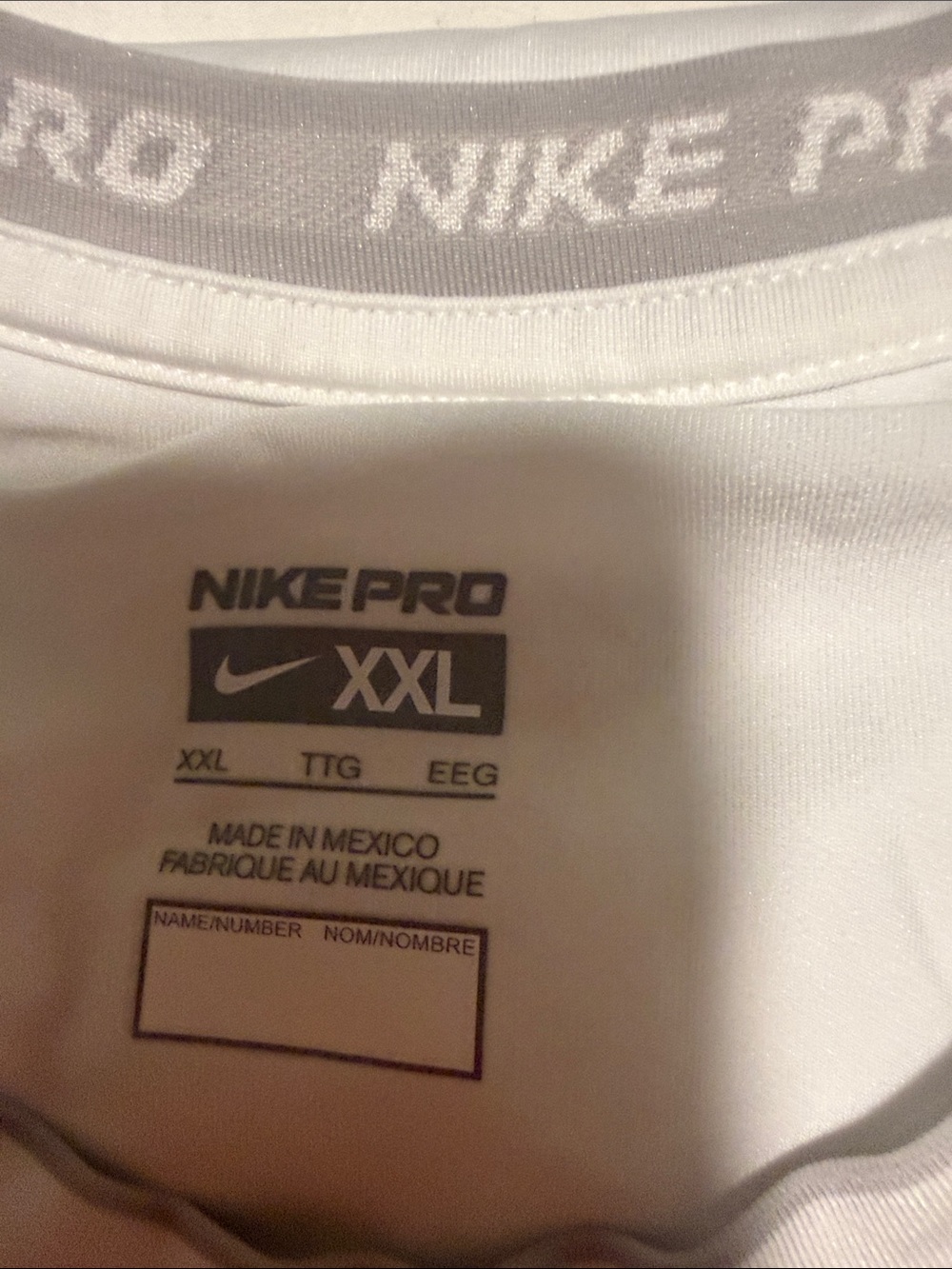 Nike Men’s Short Sleeve Dri-FIT Crew - White - Picture 9 of 9